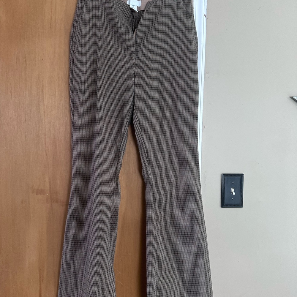 H &M Houndstooth Patterned Pants size 6